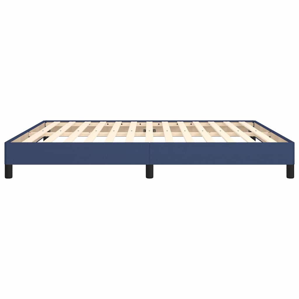Giroletto senza Materasso Blu 160x200 cm in Tessuto