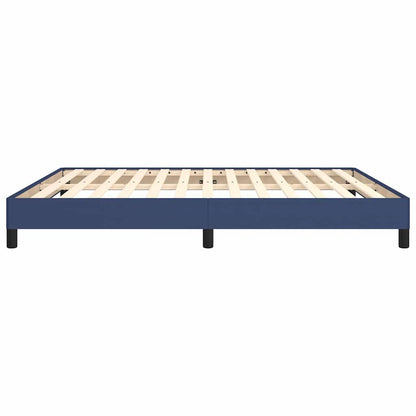 Giroletto senza Materasso Blu 160x200 cm in Tessuto