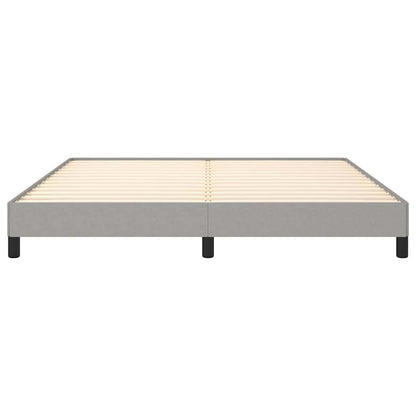 Giroletto senza Materasso Grigio Chiaro 180x200 cm Tessuto