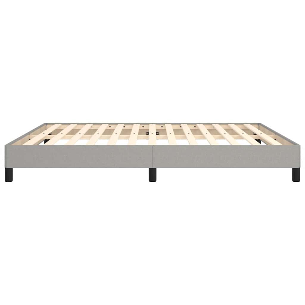 Giroletto senza Materasso Grigio Chiaro 180x200 cm Tessuto