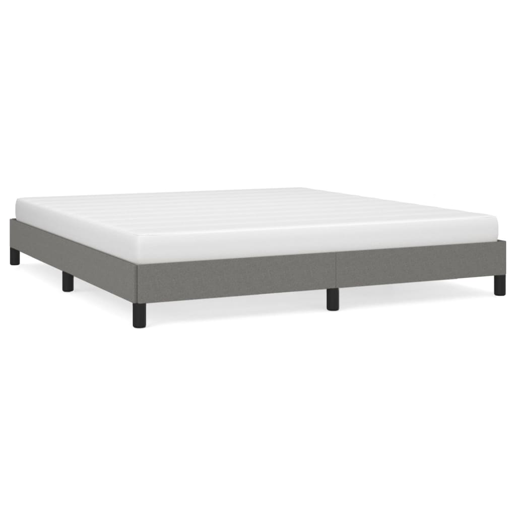 Giroletto senza Materasso Grigio Scuro 180x200 cm Tessuto | homemem39