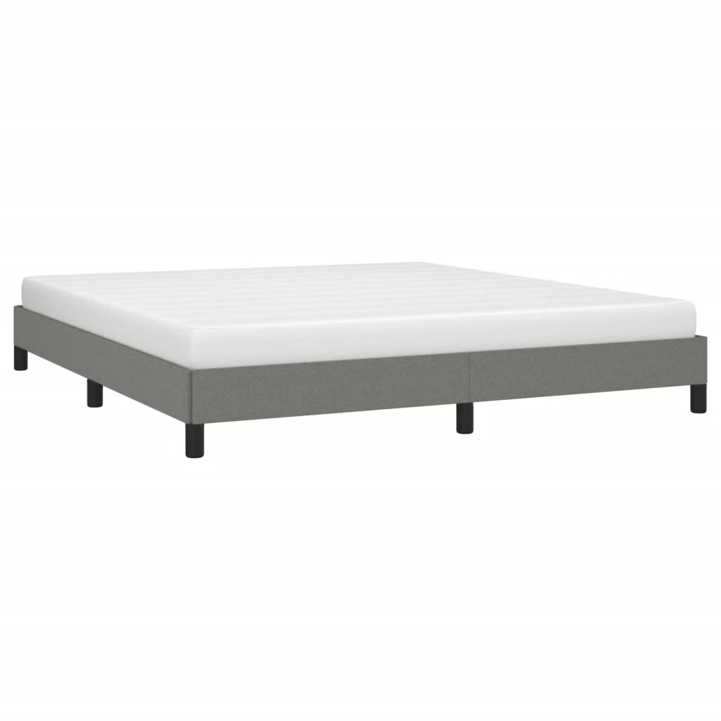 Giroletto senza Materasso Grigio Scuro 180x200 cm Tessuto | homemem39