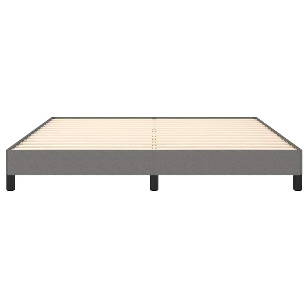 Giroletto senza Materasso Grigio Scuro 180x200 cm Tessuto