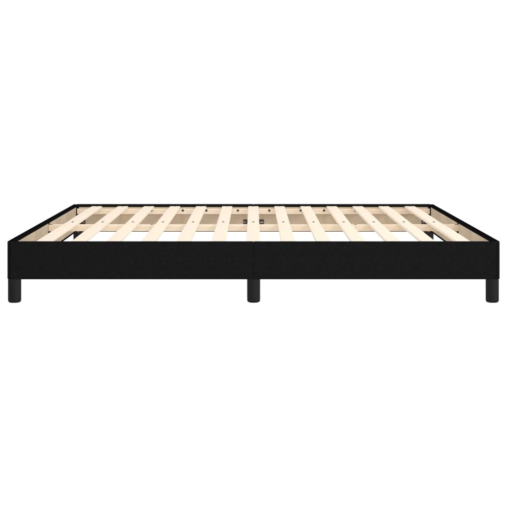 Giroletto senza Materasso Nero 180x200 cm in Tessuto - homemem39