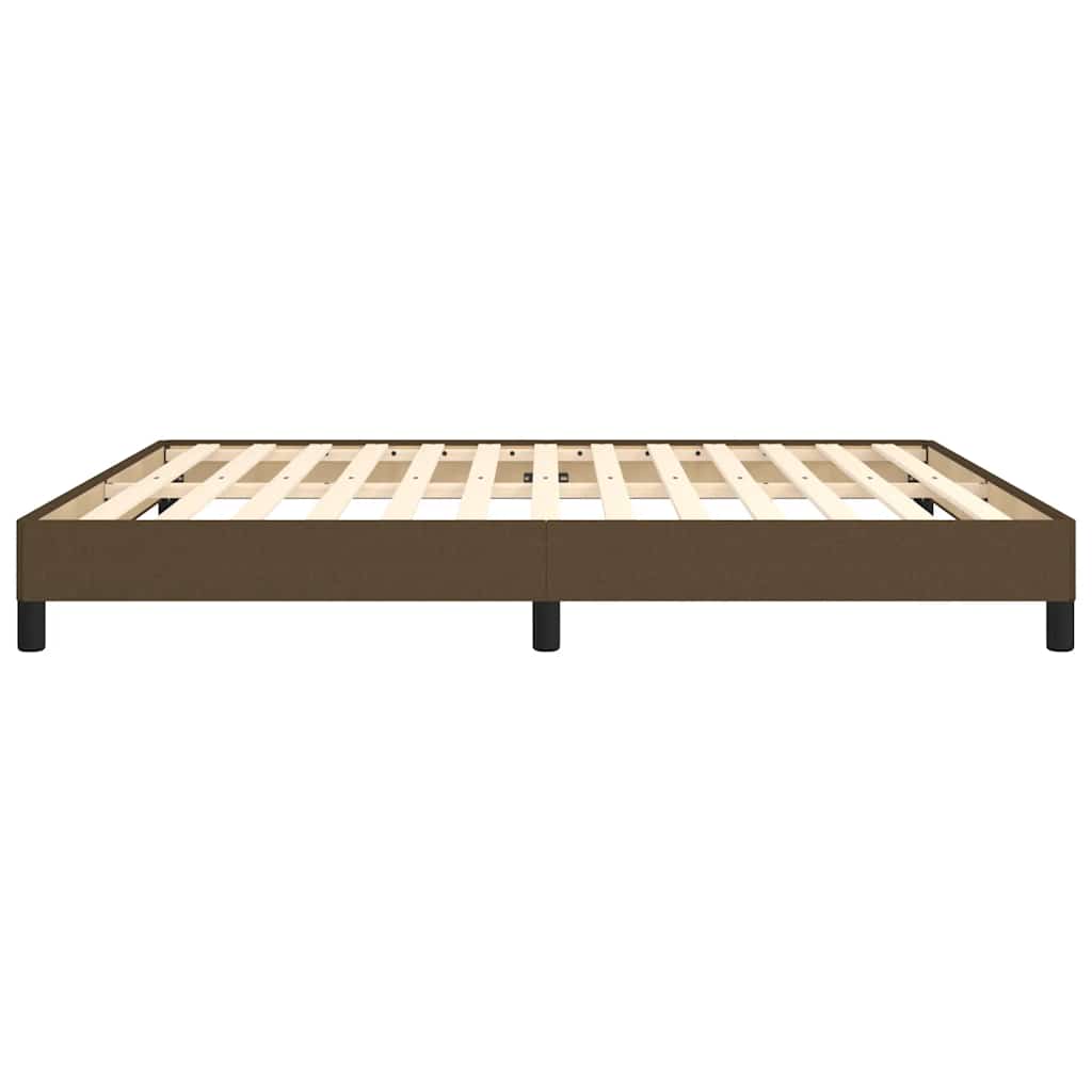 Giroletto senza Materasso Marrone Scuro 180x200 cm Tessuto - homemem39