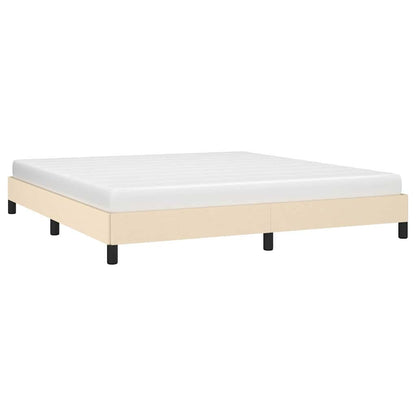 Giroletto senza Materasso Crema 180x200 cm in Tessuto