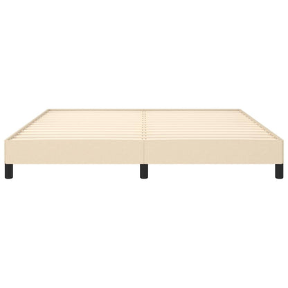 Giroletto senza Materasso Crema 180x200 cm in Tessuto