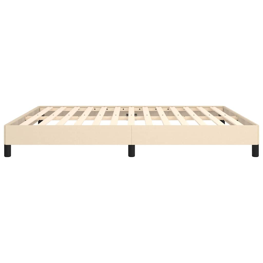 Giroletto senza Materasso Crema 180x200 cm in Tessuto