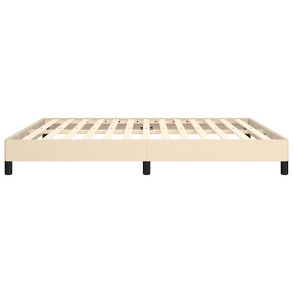Giroletto senza Materasso Crema 180x200 cm in Tessuto