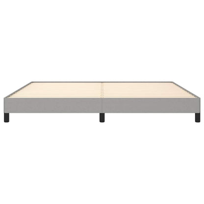 Giroletto senza Materasso Grigio Chiaro 200x200 cm Tessuto