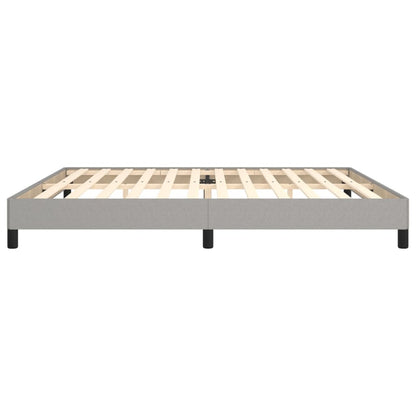 Giroletto senza Materasso Grigio Chiaro 200x200 cm Tessuto - homemem39