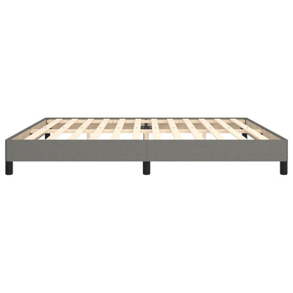 Giroletto senza Materasso Grigio Scuro 200x200 cm Tessuto - homemem39