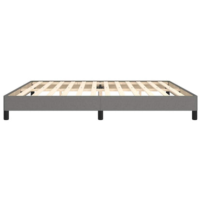 Giroletto senza Materasso Grigio Scuro 200x200 cm Tessuto