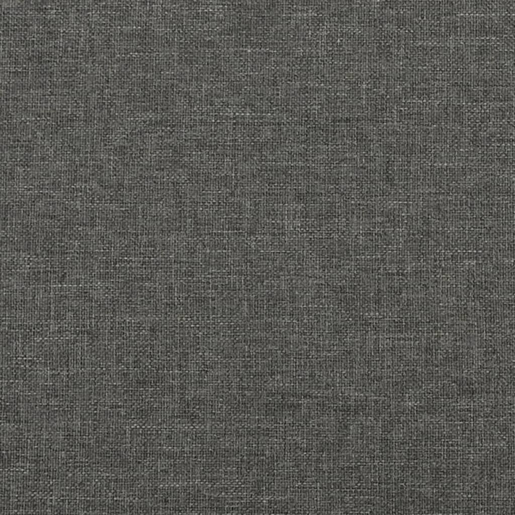 Giroletto senza Materasso Grigio Scuro 200x200 cm Tessuto - homemem39