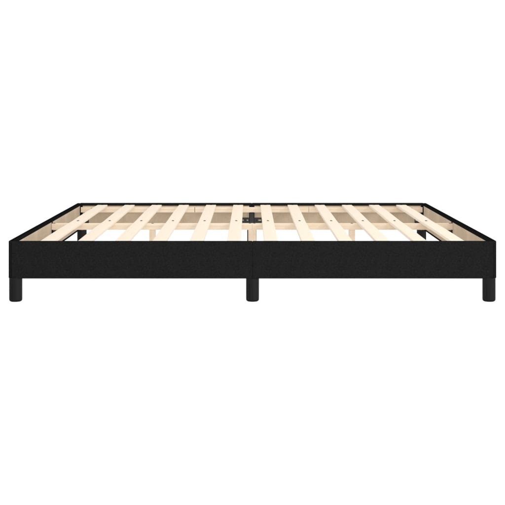 Giroletto senza Materasso Nero 200x200 cm in Tessuto - homemem39