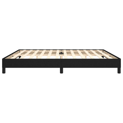 Giroletto senza Materasso Nero 200x200 cm in Tessuto - homemem39