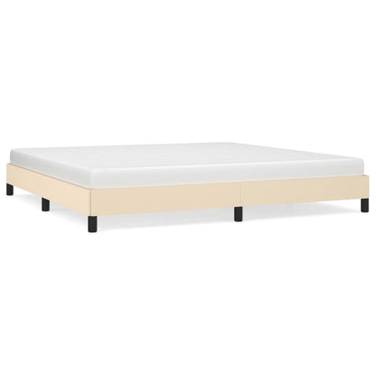 Giroletto senza Materasso Crema 200x200 cm in Tessuto