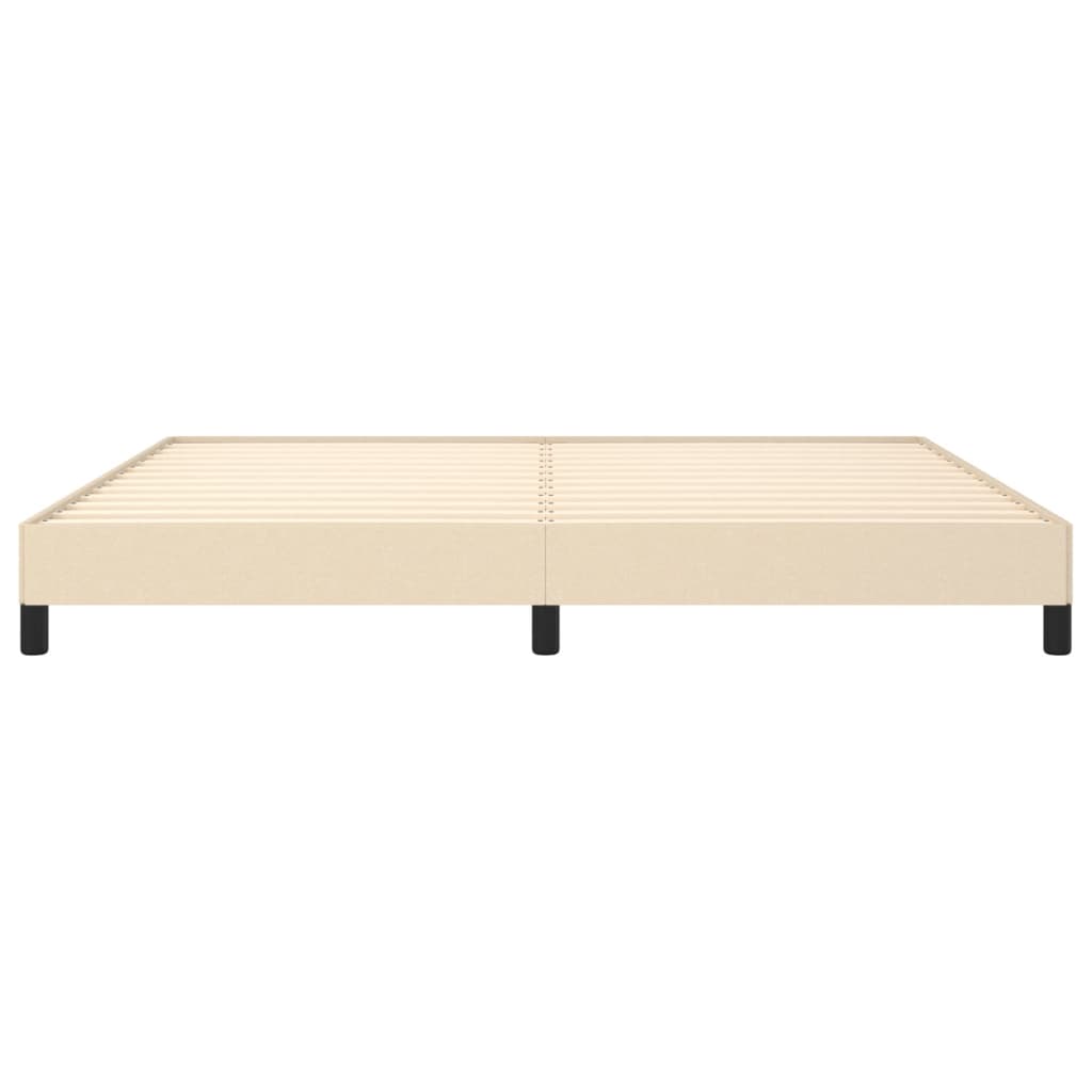 Giroletto senza Materasso Crema 200x200 cm in Tessuto