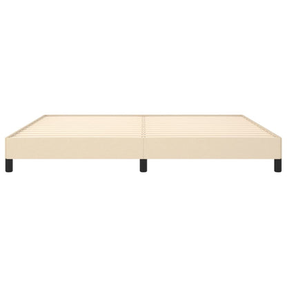 Giroletto senza Materasso Crema 200x200 cm in Tessuto