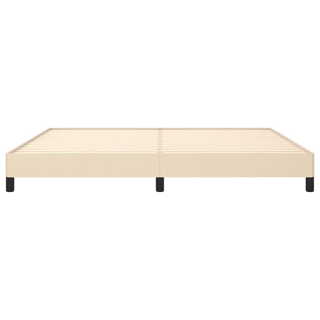Giroletto senza Materasso Crema 200x200 cm in Tessuto