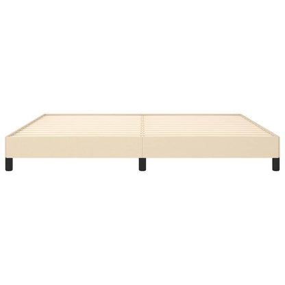 Giroletto senza Materasso Crema 200x200 cm in Tessuto