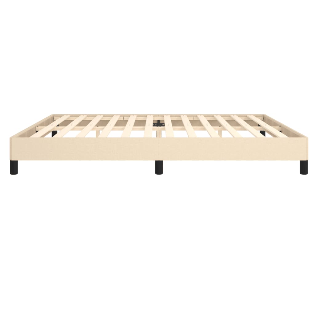 Giroletto senza Materasso Crema 200x200 cm in Tessuto