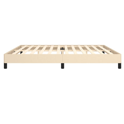 Giroletto senza Materasso Crema 200x200 cm in Tessuto