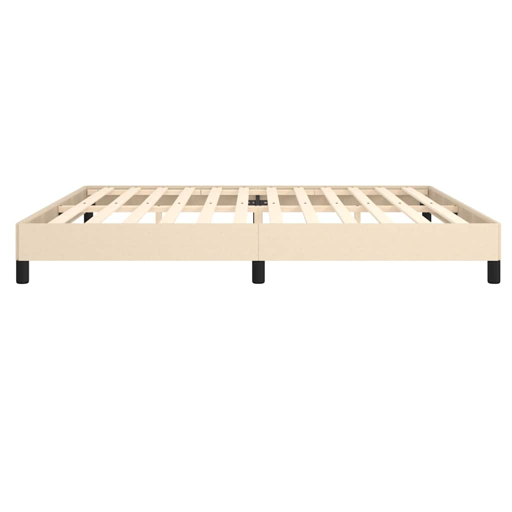 Giroletto senza Materasso Crema 200x200 cm in Tessuto