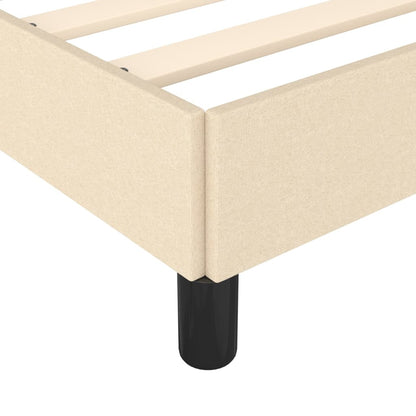 Giroletto senza Materasso Crema 200x200 cm in Tessuto