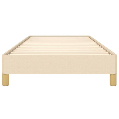 Giroletto senza Materasso Crema 80x200 cm in Tessuto