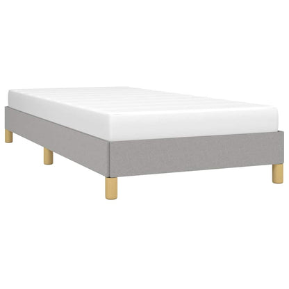 Giroletto senza Materasso Grigio Chiaro 90x190 cm Tessuto