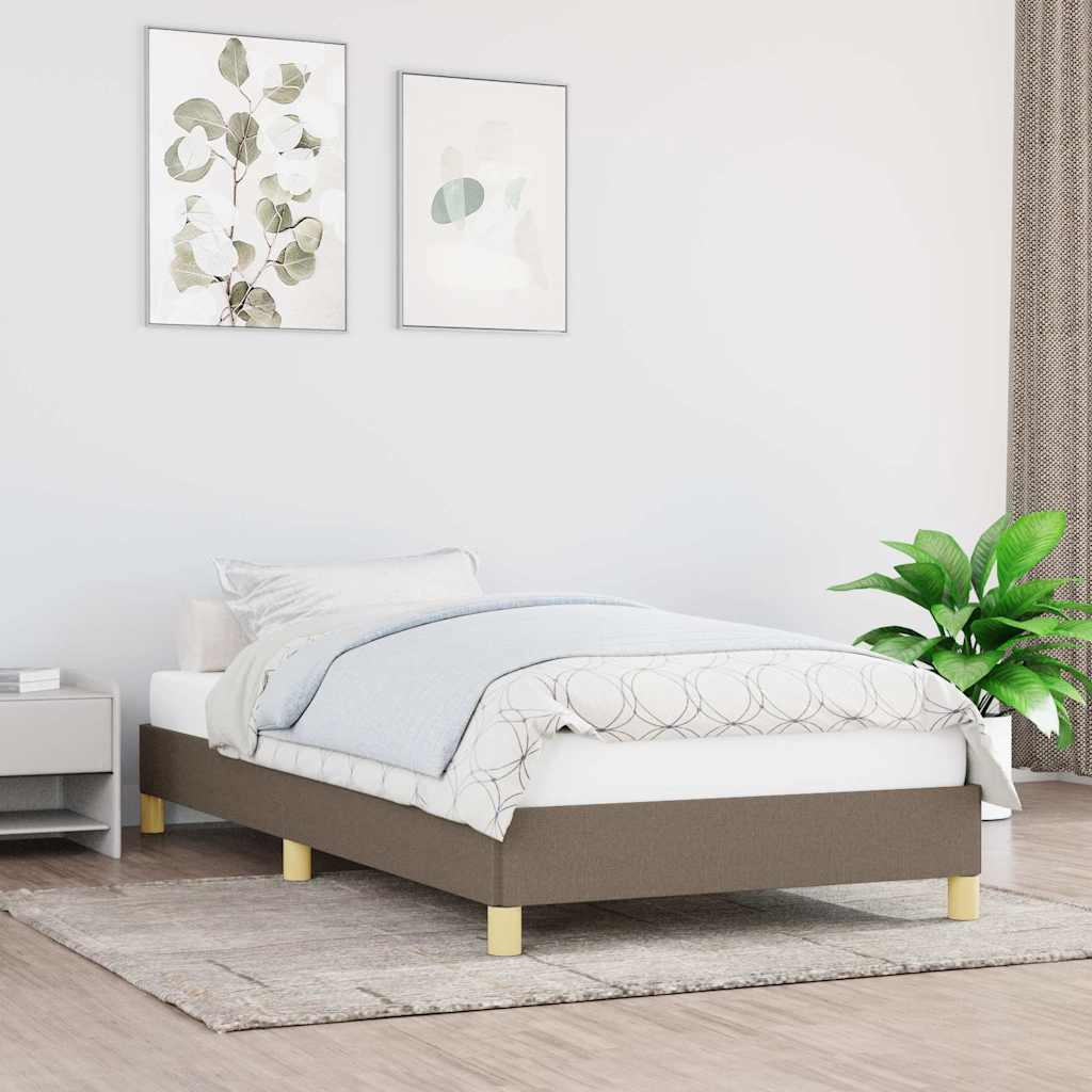 Giroletto senza Materasso Tortora 90x190 cm Tessuto
