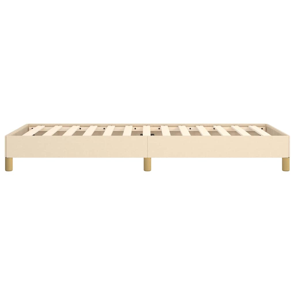 Giroletto senza Materasso Crema 90x190 cm in Tessuto