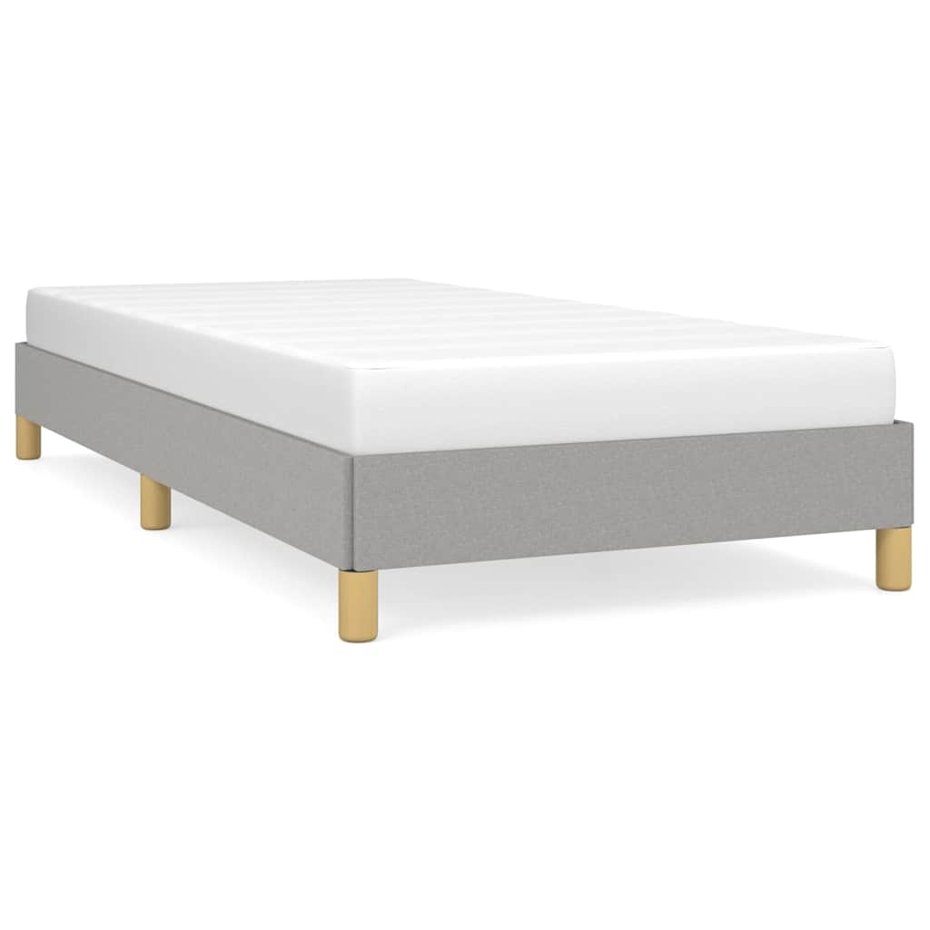 Giroletto senza Materasso Grigio Chiaro 90x200 cm Tessuto