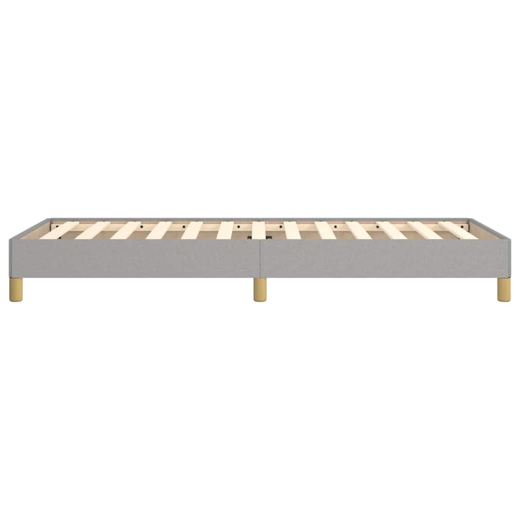 Giroletto senza Materasso Grigio Chiaro 90x200 cm Tessuto