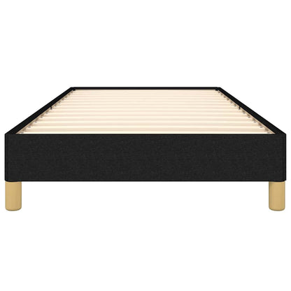 Giroletto senza Materasso Nero 90x200 cm in Tessuto