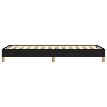 Giroletto senza Materasso Nero 90x200 cm in Tessuto