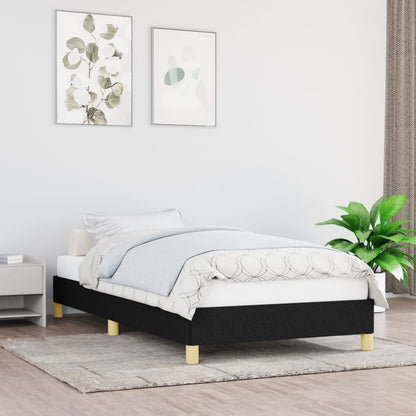 Giroletto senza Materasso Nero 90x200 cm in Tessuto | homemem39