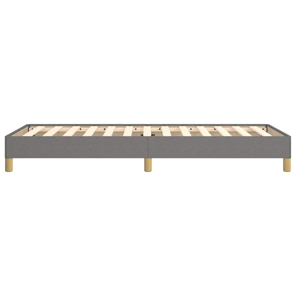 Giroletto senza Materasso Grigio Scuro 100x200 cm Tessuto