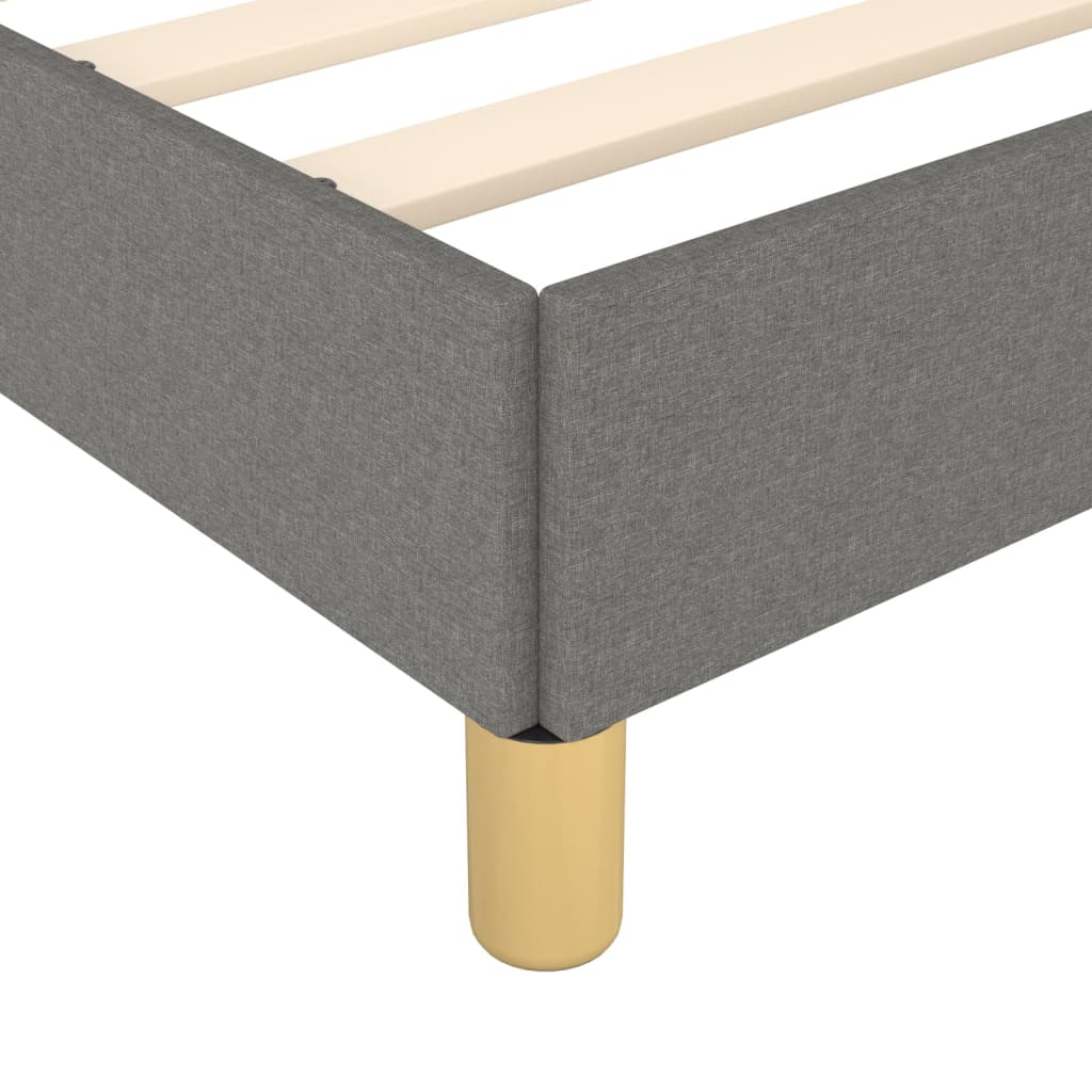 Giroletto senza Materasso Grigio Scuro 100x200 cm Tessuto | homemem39