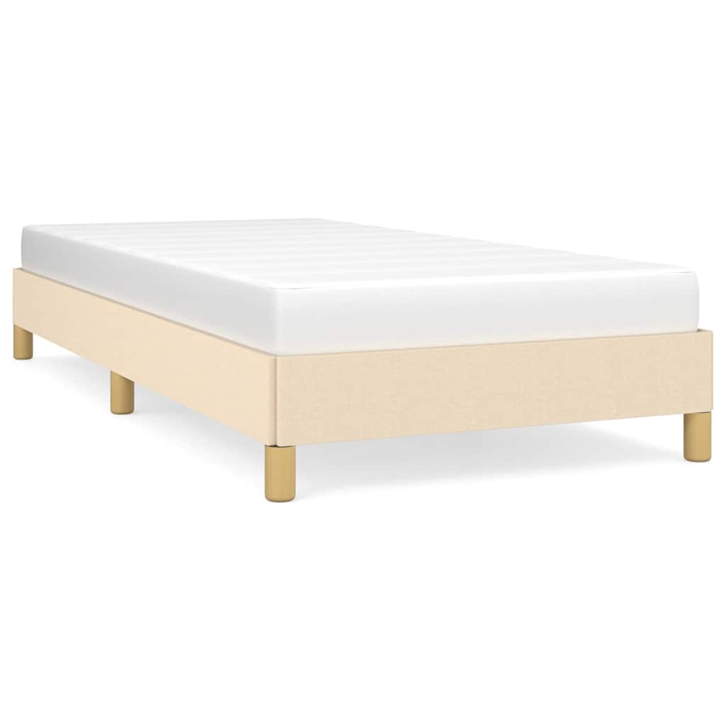 Giroletto senza Materasso Crema 100x200 cm in Tessuto