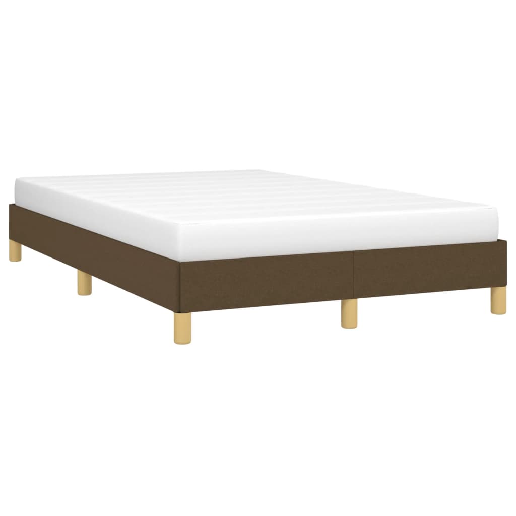 Giroletto senza Materasso Marrone Scuro 120x200 cm Tessuto | homemem39