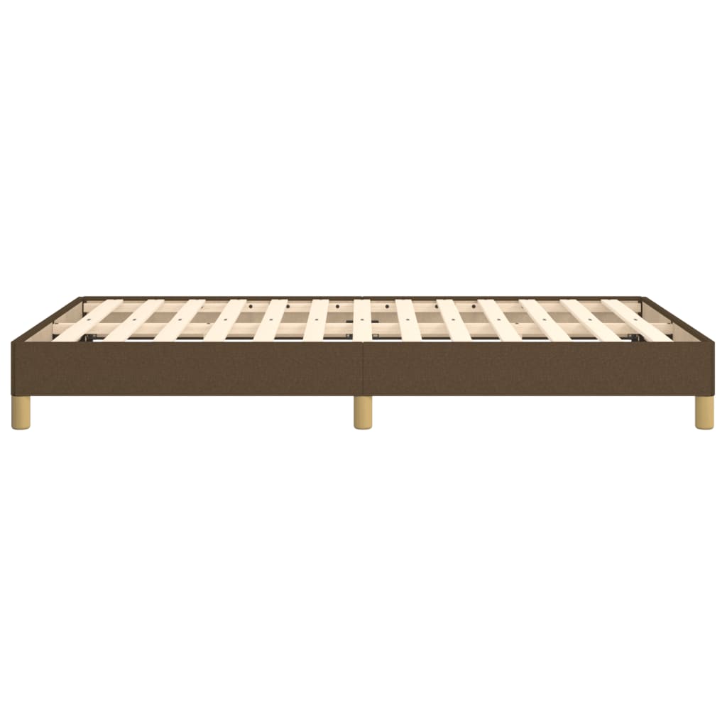 Giroletto senza Materasso Marrone Scuro 120x200 cm Tessuto | homemem39