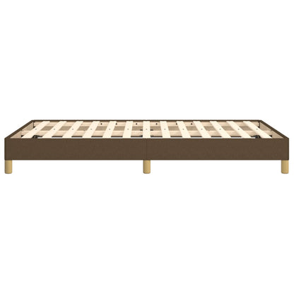 Giroletto senza Materasso Marrone Scuro 120x200 cm Tessuto | homemem39