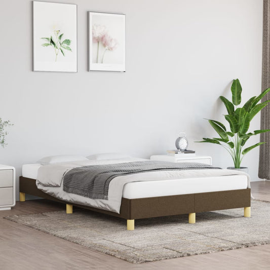 Giroletto senza Materasso Marrone Scuro 120x200 cm Tessuto | homemem39
