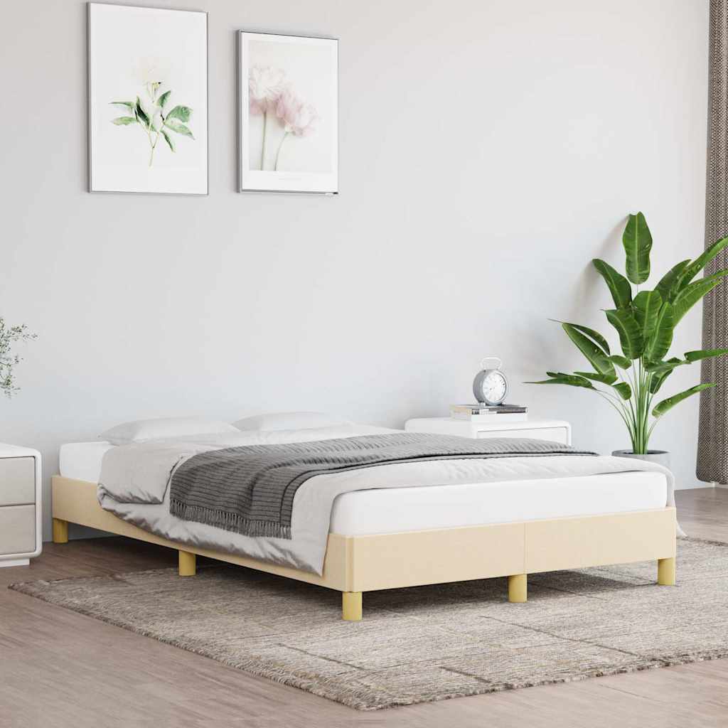 Giroletto senza Materasso Crema 120x200 cm Tessuto