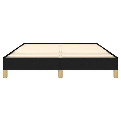Giroletto senza Materasso Nero 140x190 cm in Tessuto