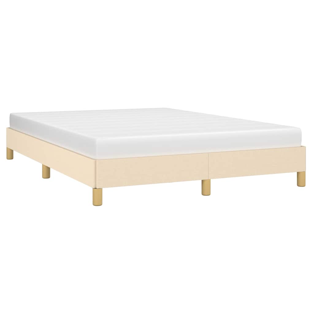 Giroletto senza Materasso Crema 140x190 cm in Tessuto