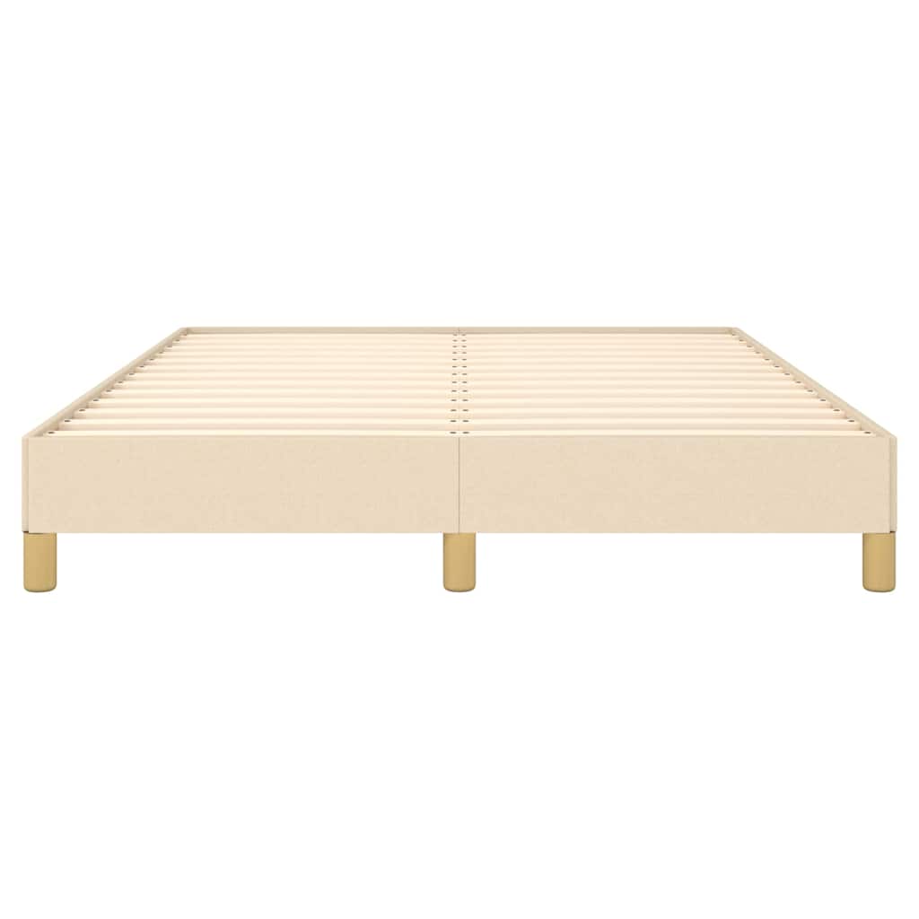 Giroletto senza Materasso Crema 140x190 cm in Tessuto