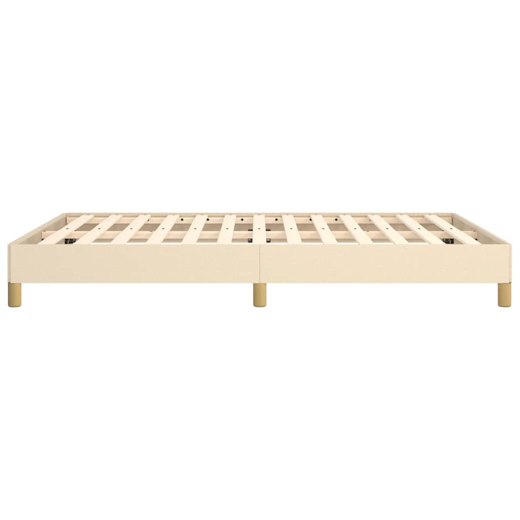 Giroletto senza Materasso Crema 140x190 cm in Tessuto